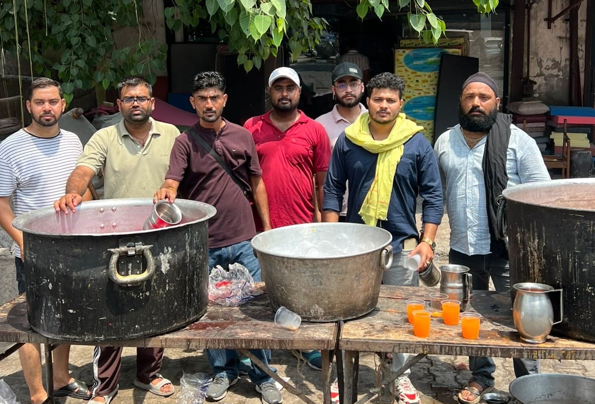 Served cold, sweet water to passersby