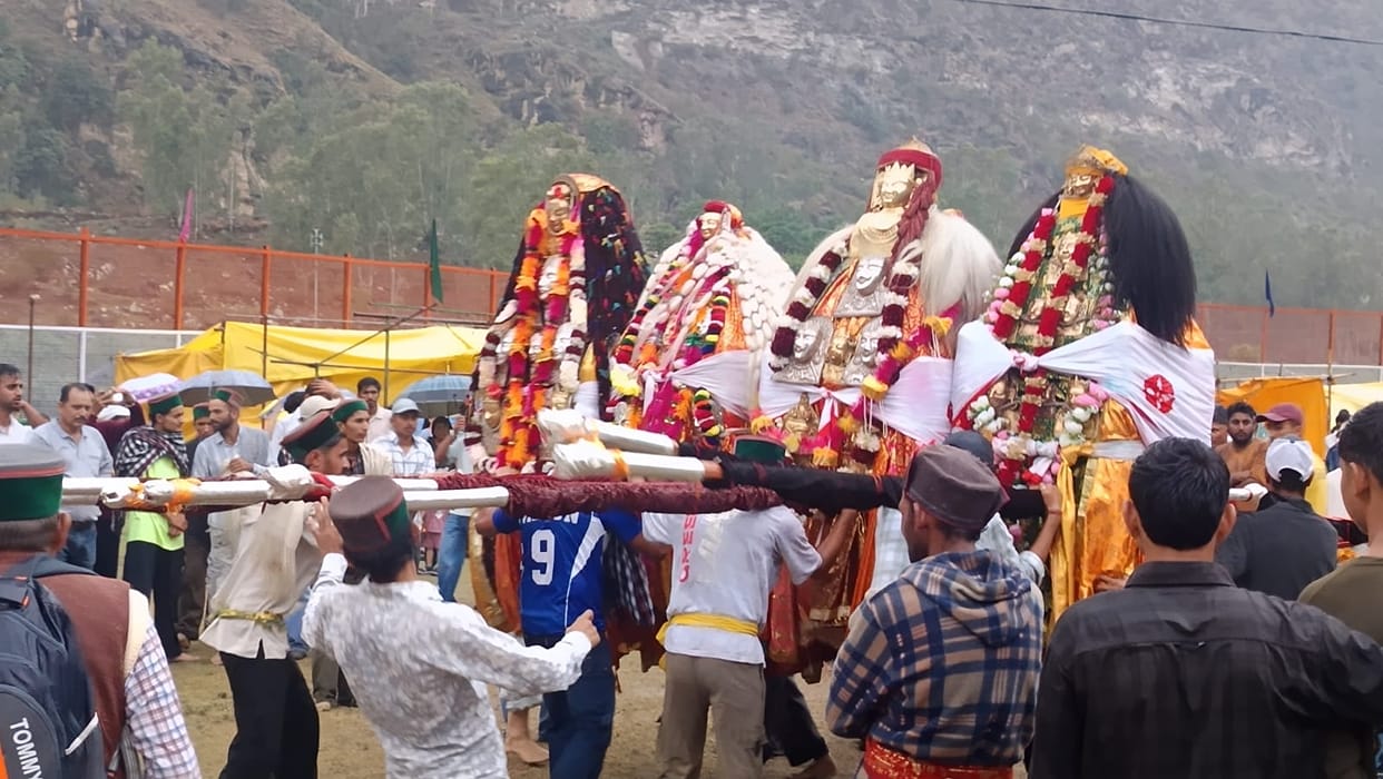District-level fair kicks off in Nogli with the arrival of the deity