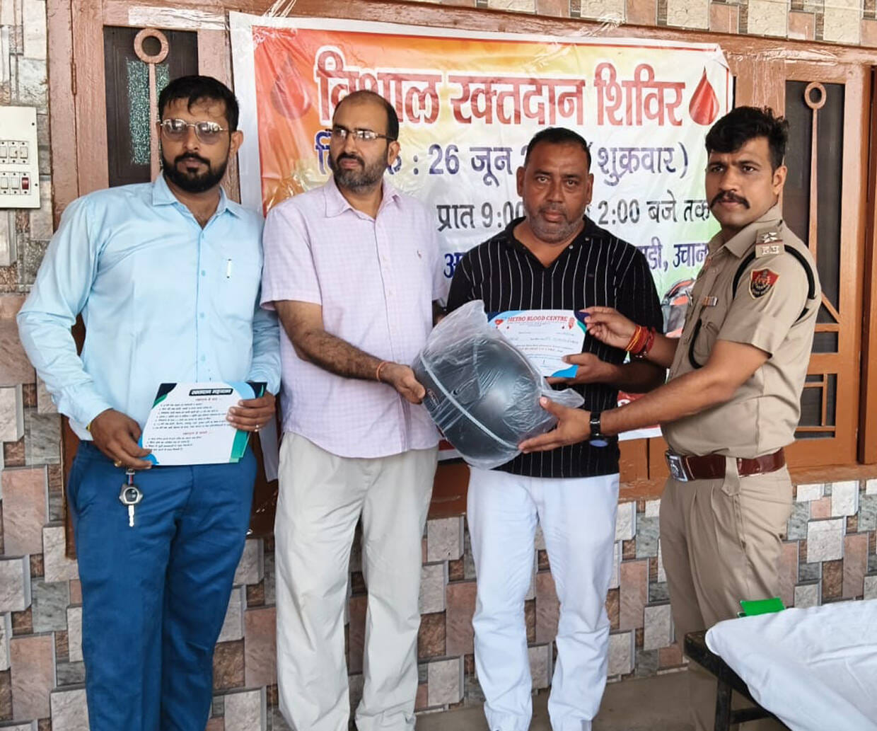 95 units of blood donated in the camp