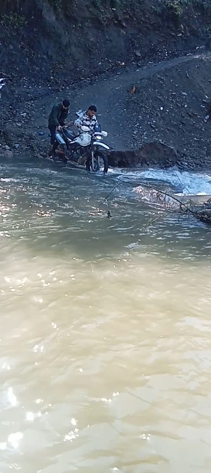 Claims of development washing away in roads turned into drains.