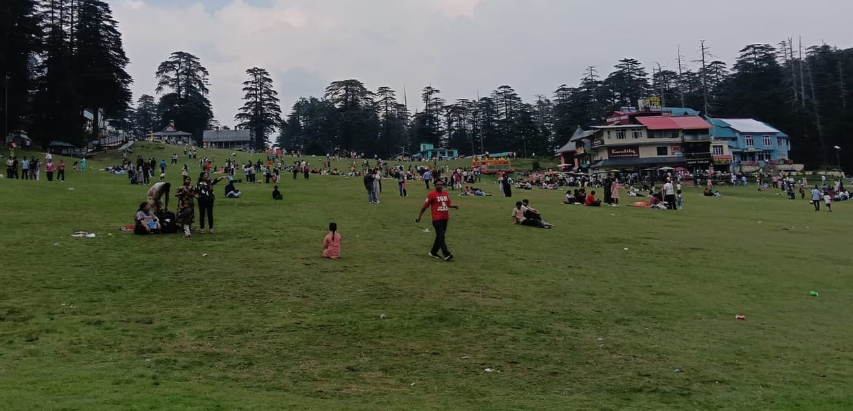 Khajjiar, left desolate by the rain, came alive over the weekend.
