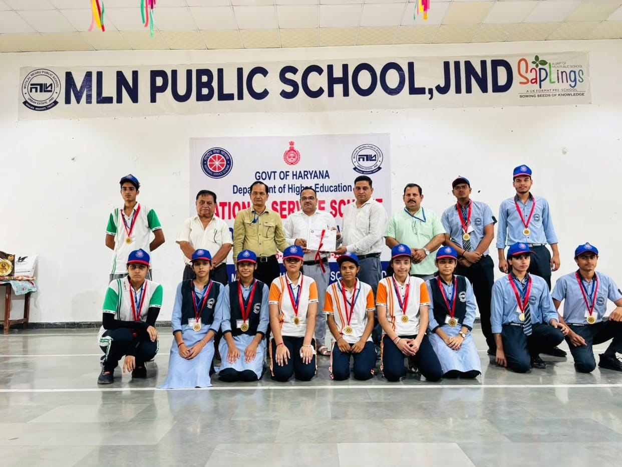 Volunteers performed a dance at the NSS camp's closing ceremony.