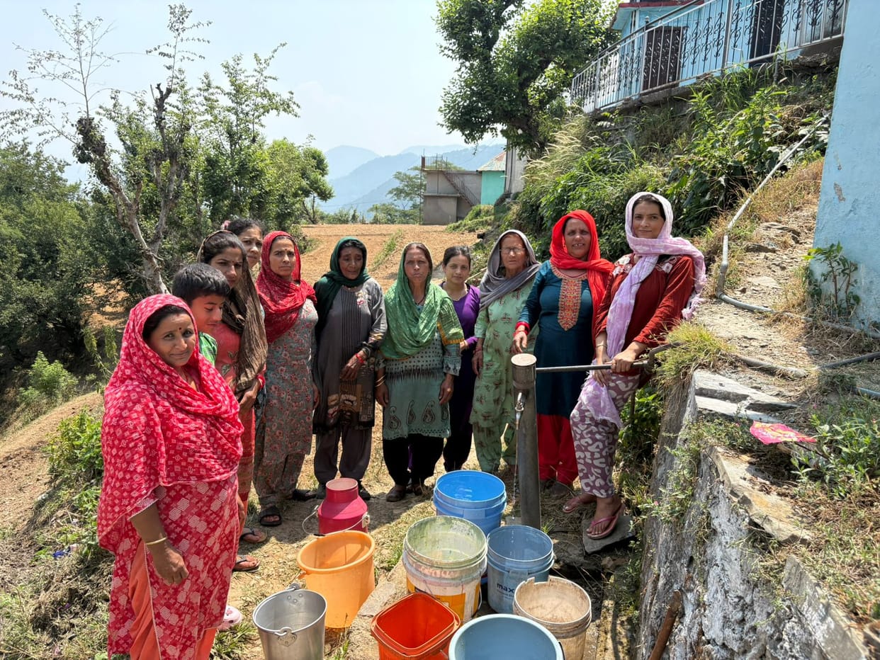 Baroh village grappling with a drinking water crisis for a week.