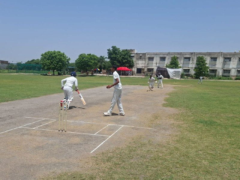 Harish Raghav Academy wins by 277 runs thanks to Om Mishra's century