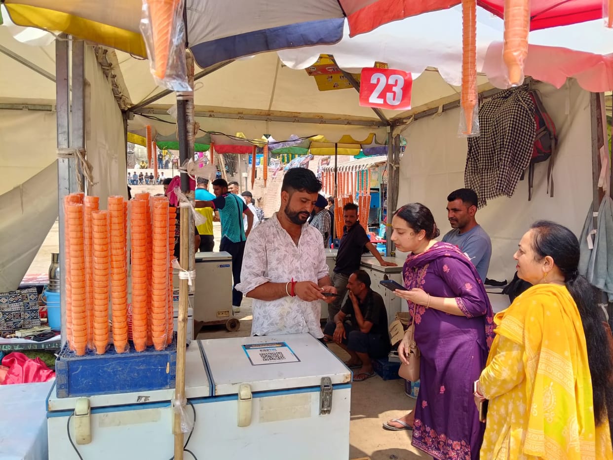 Samples of 26 food items collected at the fair; tested in a mobile laboratory.
