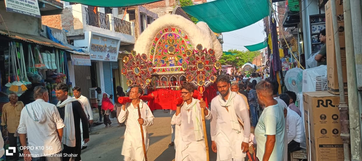 Muharram: Chants of 'Ya Hussain' echoed in rural areas too.