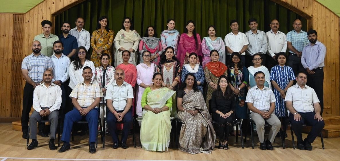 Teachers learned stress management techniques at a CBSE workshop.