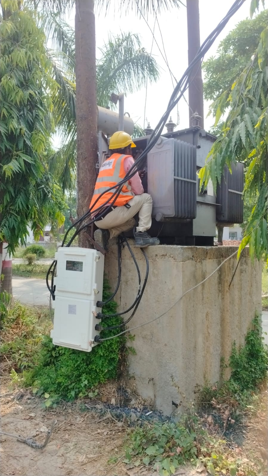 Power outage due to fault; consumers left in distress.