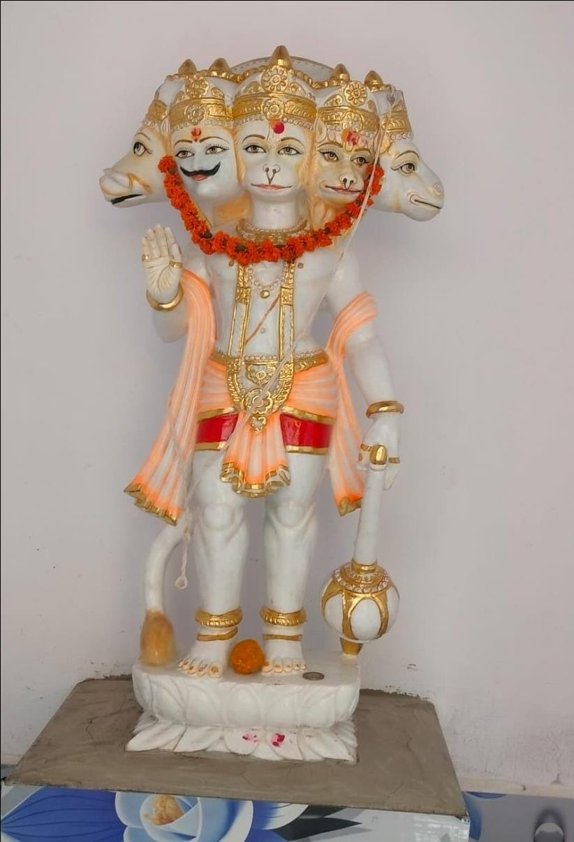Consecration of the idols of Lord Hanuman and Lord Vishwakarma took place at Dharauli.