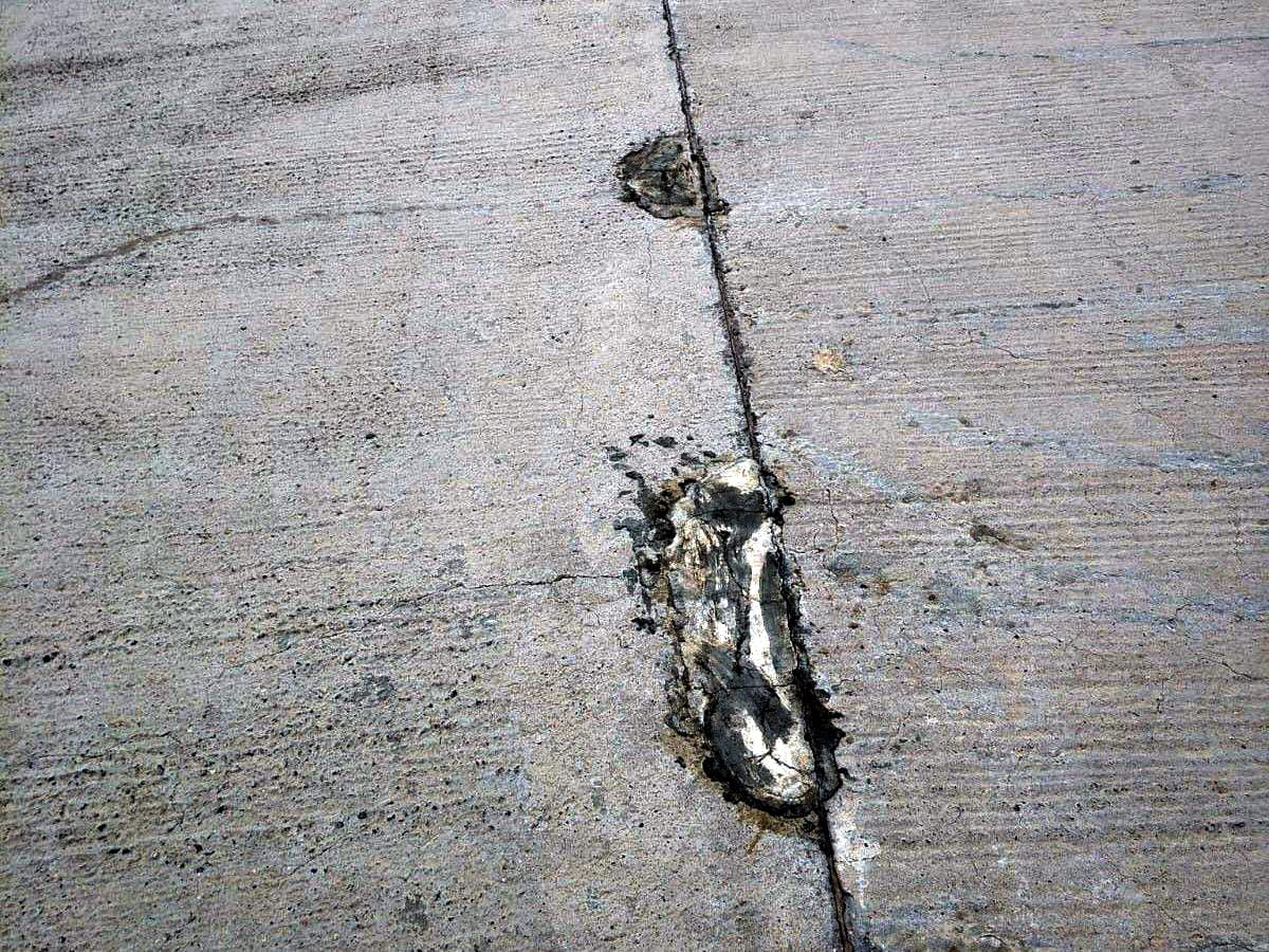 Repairs carried out on the Ater bridge connecting two states; cracks filled.