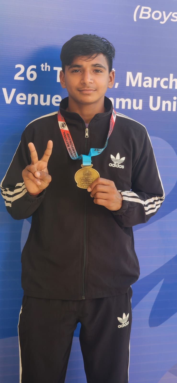 Aryan wins gold in Wushu three times; now preparing for the Asian Championship