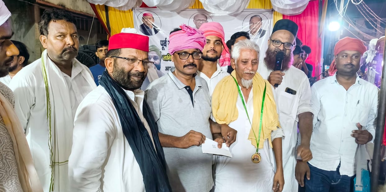 Tazia bearers and Akhada leaders were honored