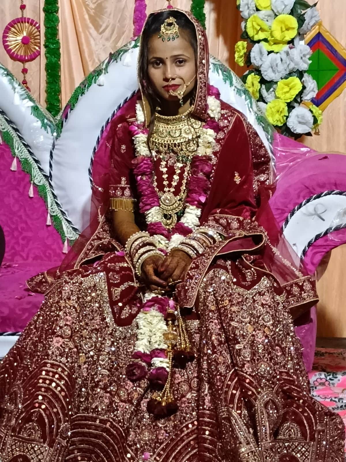 Body of married woman found hanging; she was married two months ago.