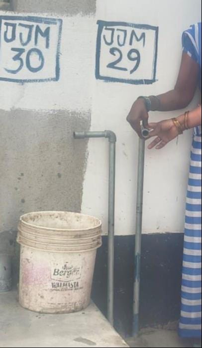 1021 crore rupees were wasted in six years, yet not a single drop fell from the taps.