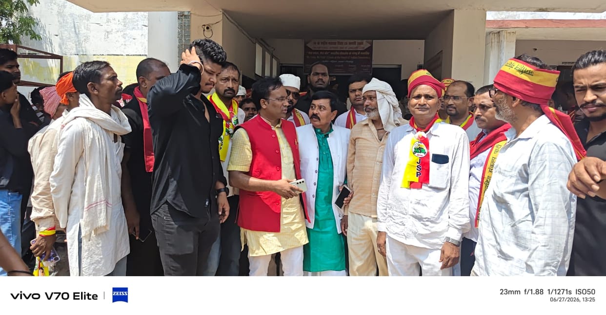 Janhit Sankalp Party's protest through Nyay Yatra and Halla Bol demonstration