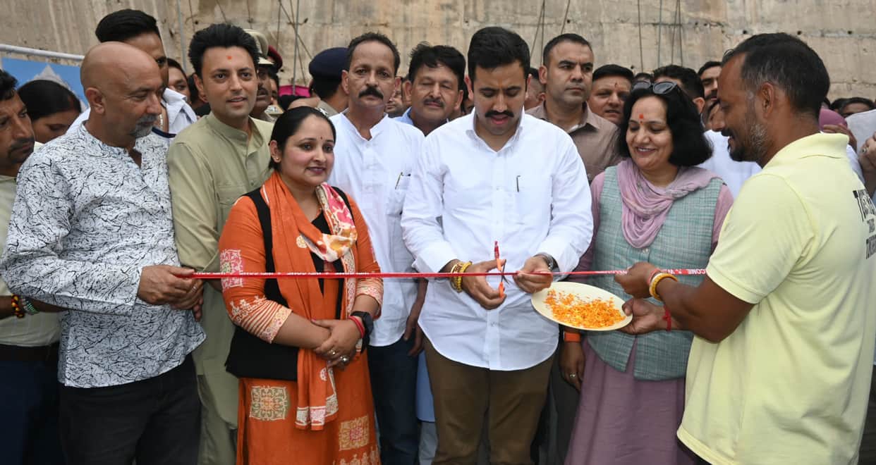 Vikramaditya Singh inaugurated the bridge
