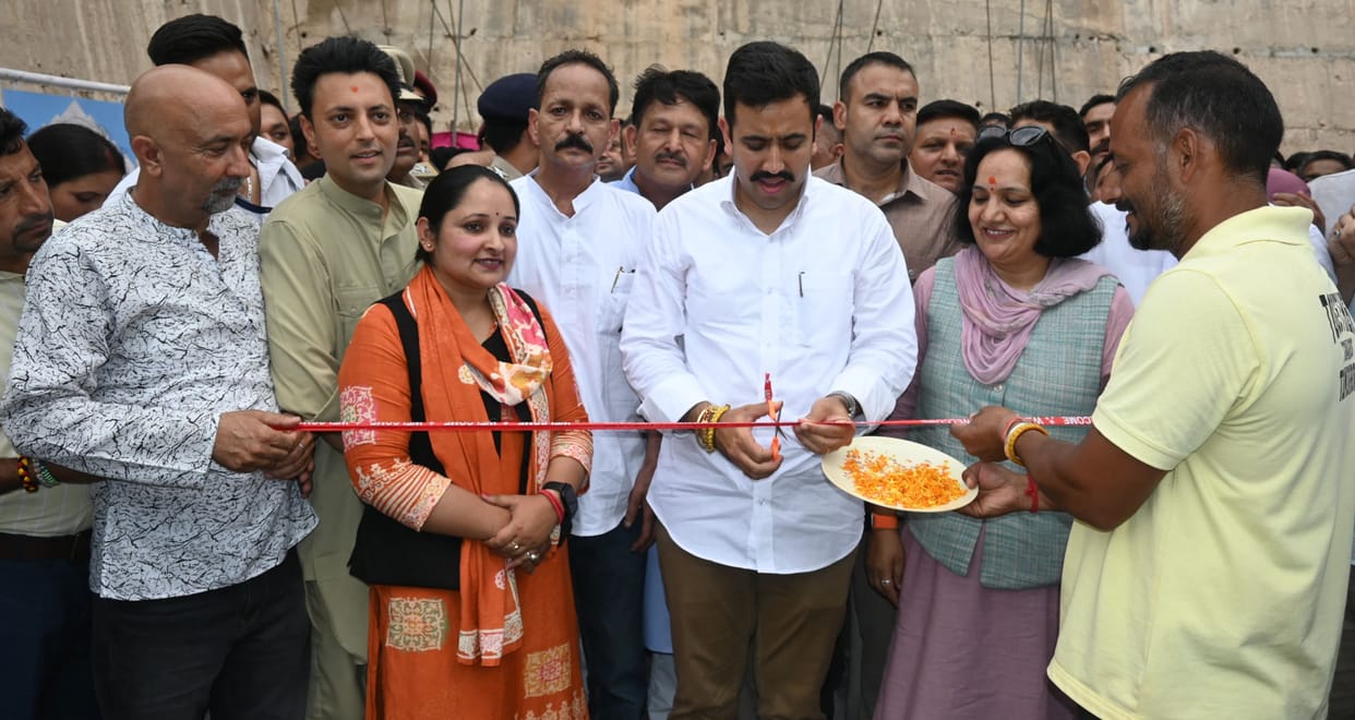 Vikramaditya Singh inaugurated the bridge