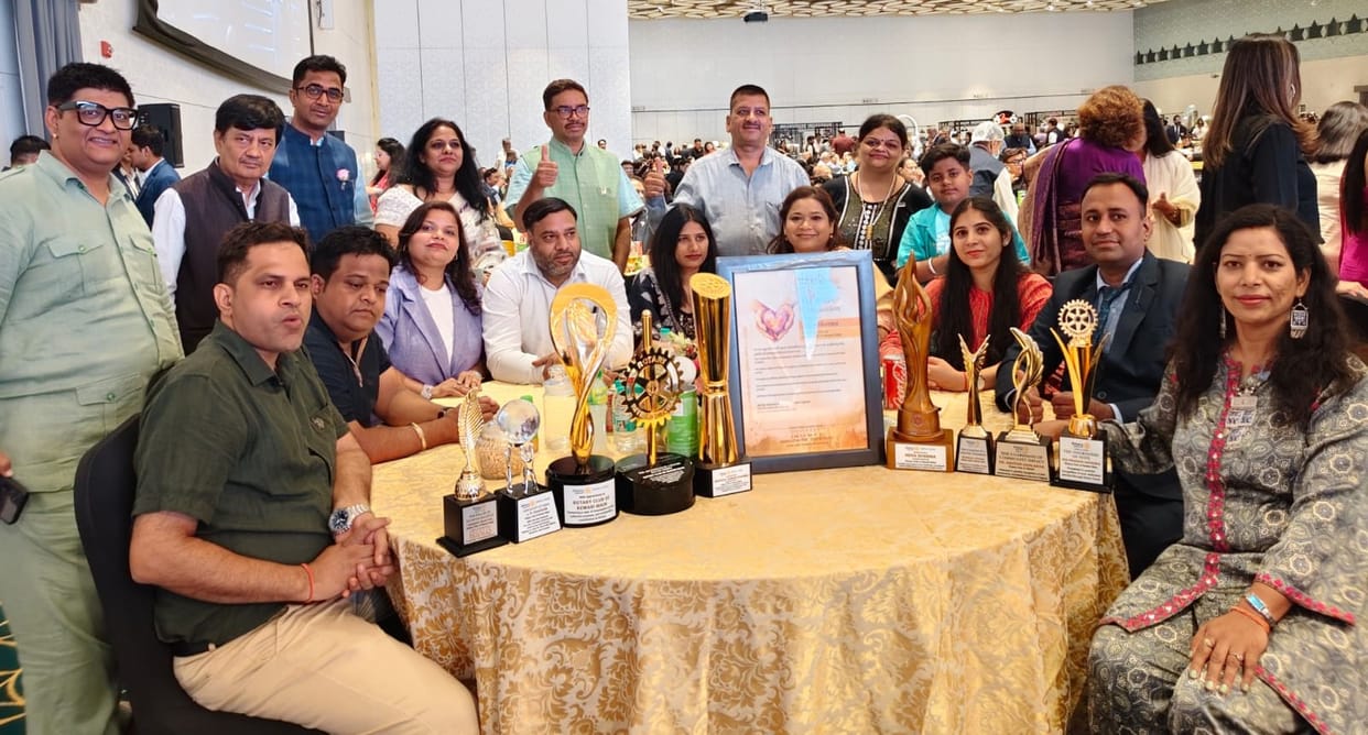 Rotary Club Rewari Main Receives Grand Award Honor