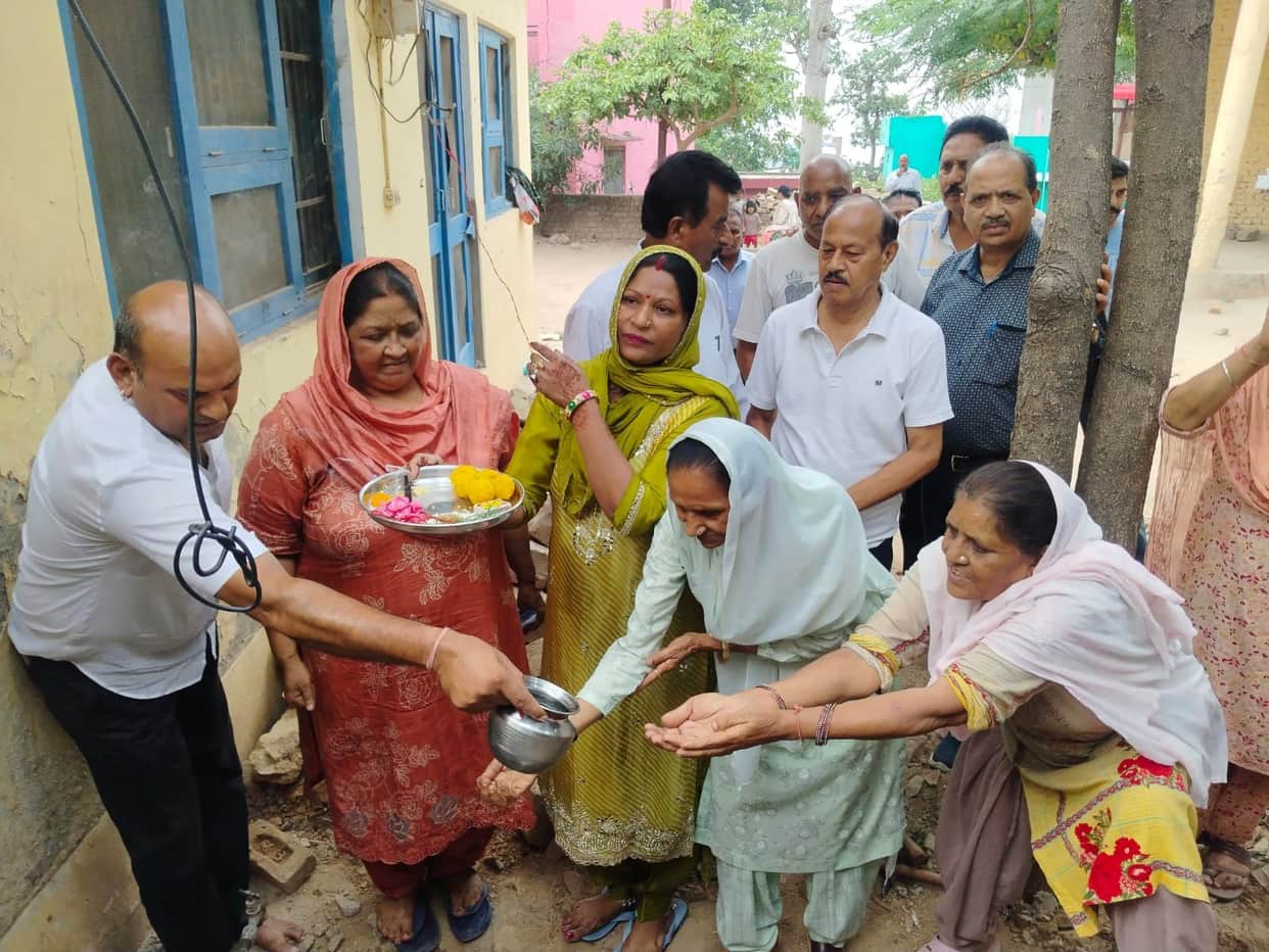 valmiki community bhavan work begin