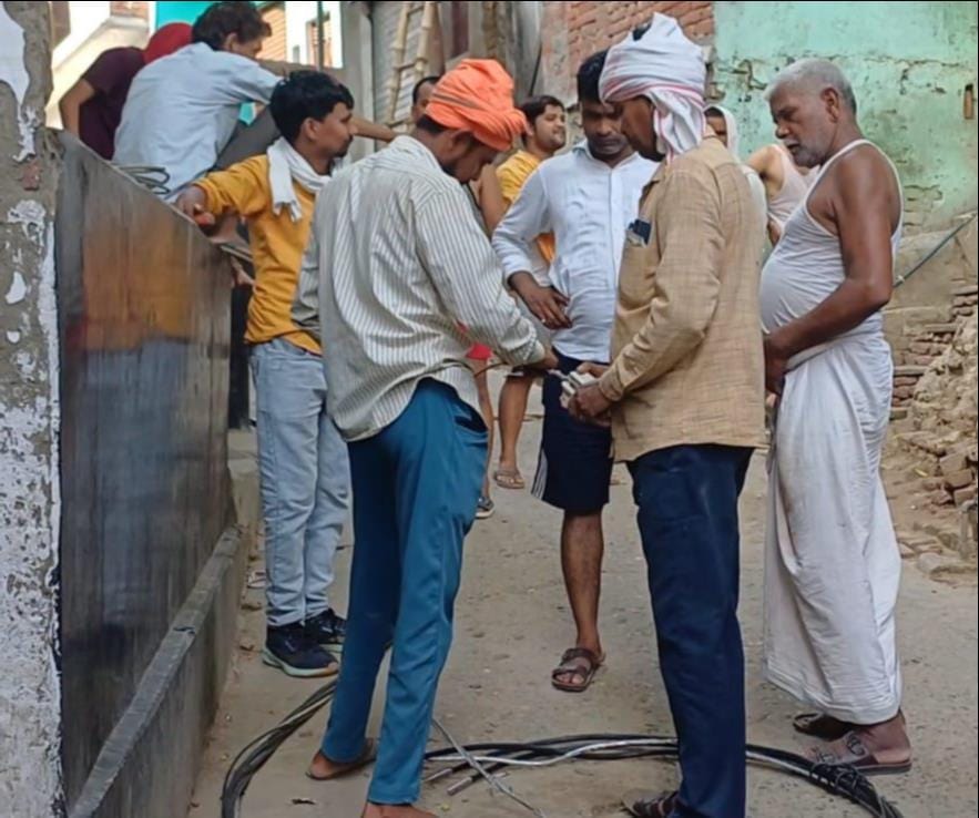 Power supply to 100 homes remained disrupted for 20 hours due to a burnt cable.