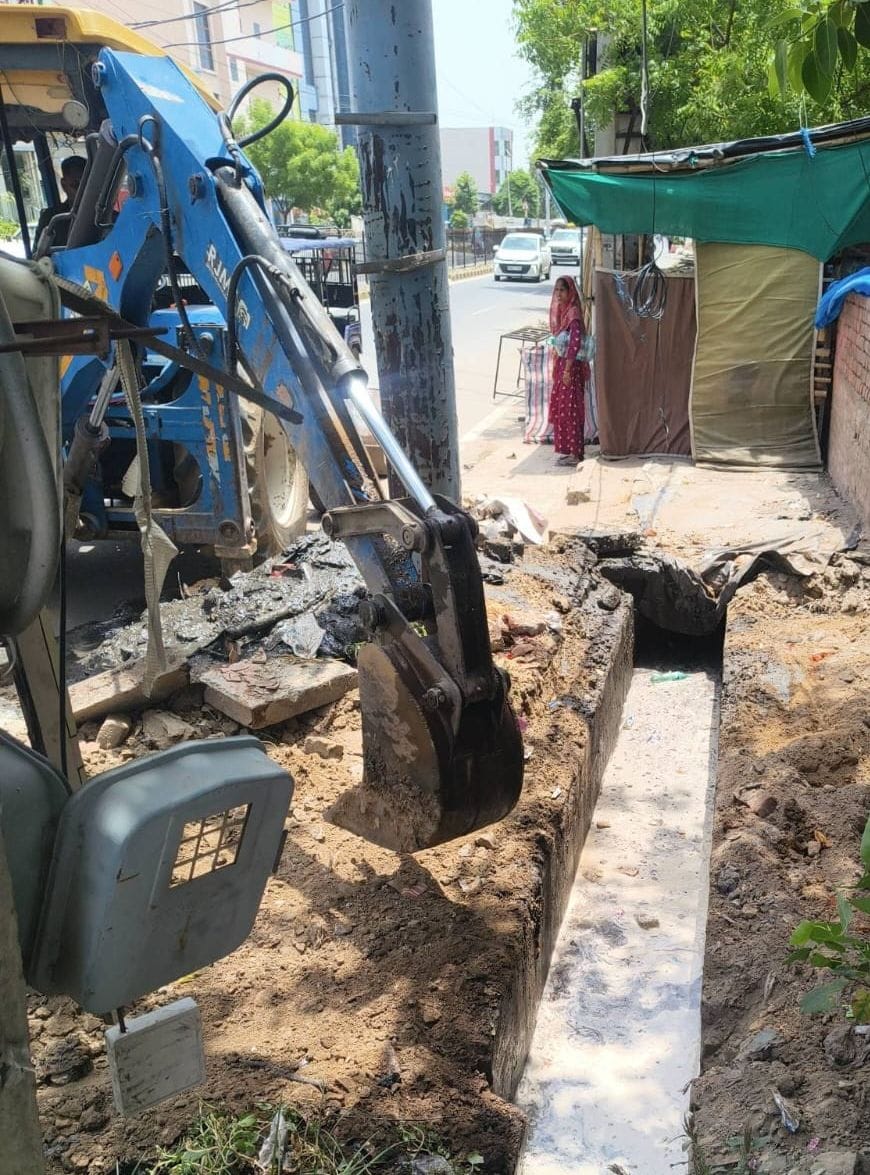 The city has been divided into four zones for cleaning drains.