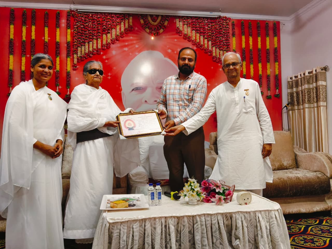 अंबाला छावनी के दयालबाग स्थित ब्रह्माकुमारीज ईश्वरीय विश्वविद्यालय में कार्यक्रम के दौरान मौजू