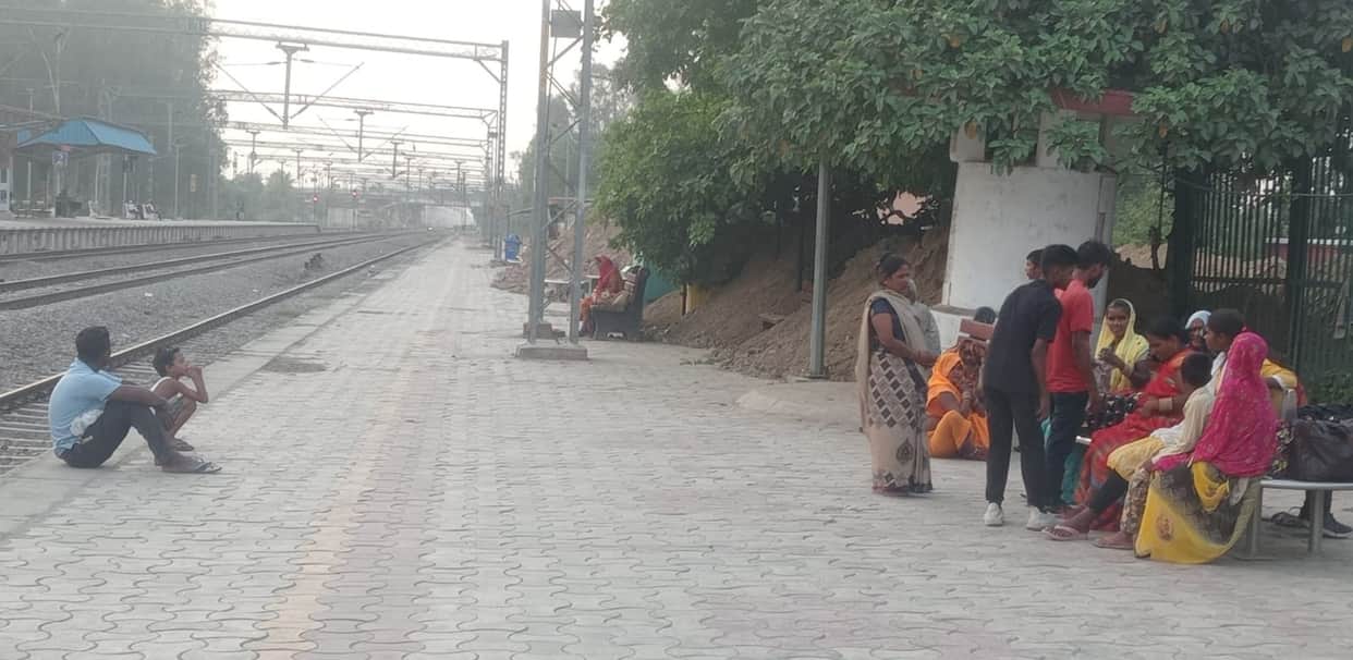 Passengers face inconvenience due to the rerouting of trains