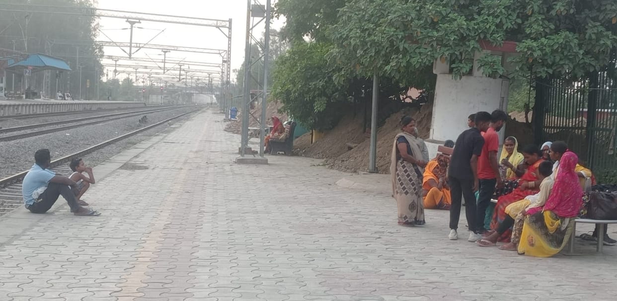 Passengers face inconvenience due to the rerouting of trains