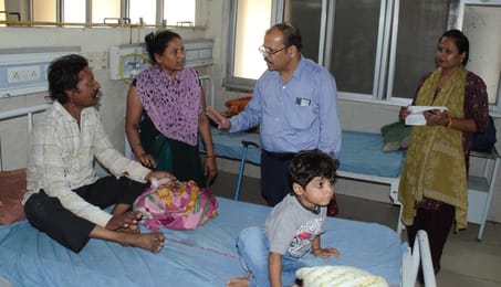 Senior orthopaedic surgeon inspected the facilities at BK Hospital.