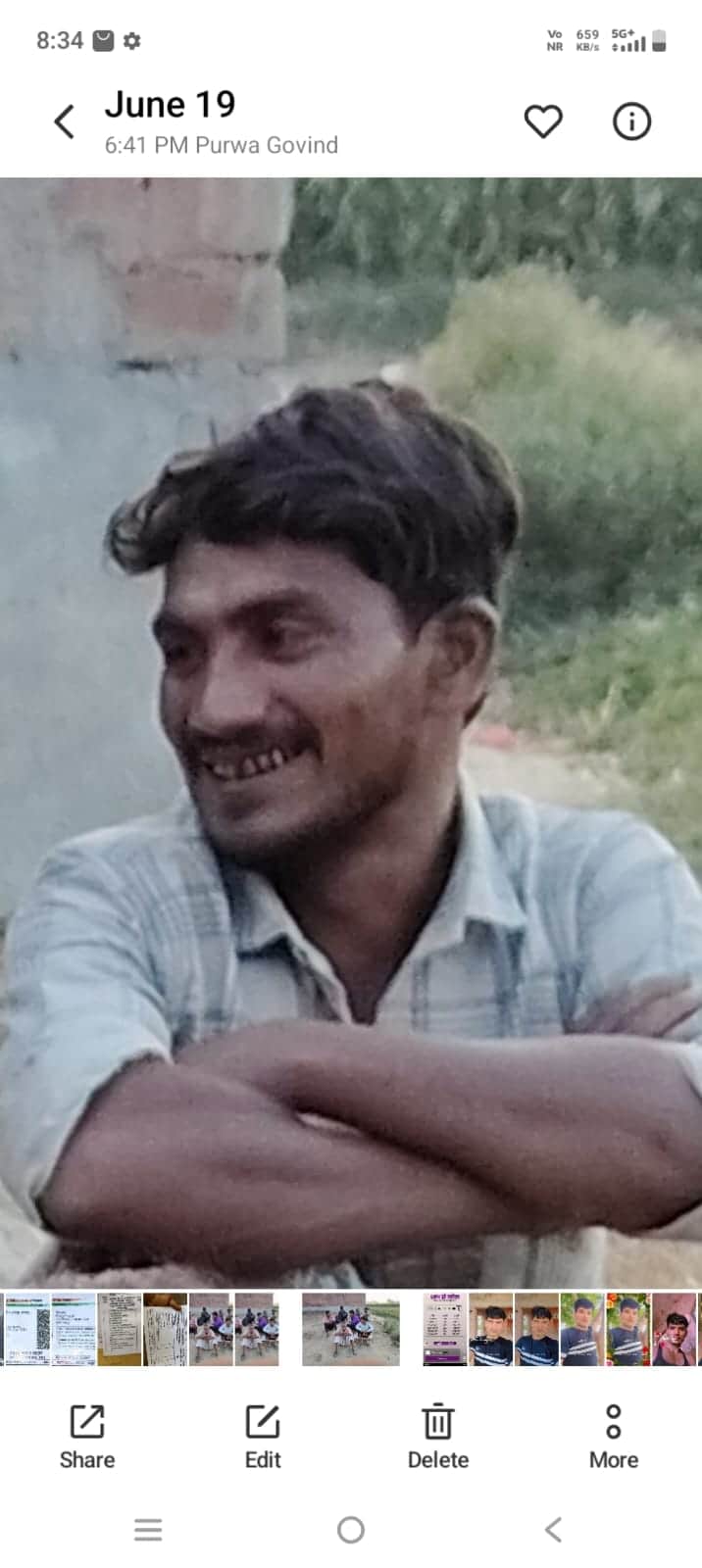 Youth heading to Rajasthan dies after being hit by a vehicle.