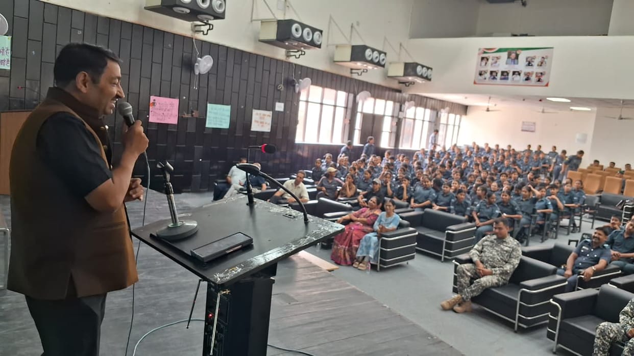 Mantras for success, leadership, and emotional empowerment shared with NCC cadets.