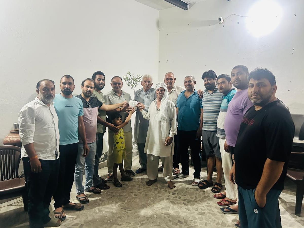 Sonipat News: प्रवीन दहिया बने आजाद यूथ मोर्चा चेरिटेबल सोसाइटी के प्रधान