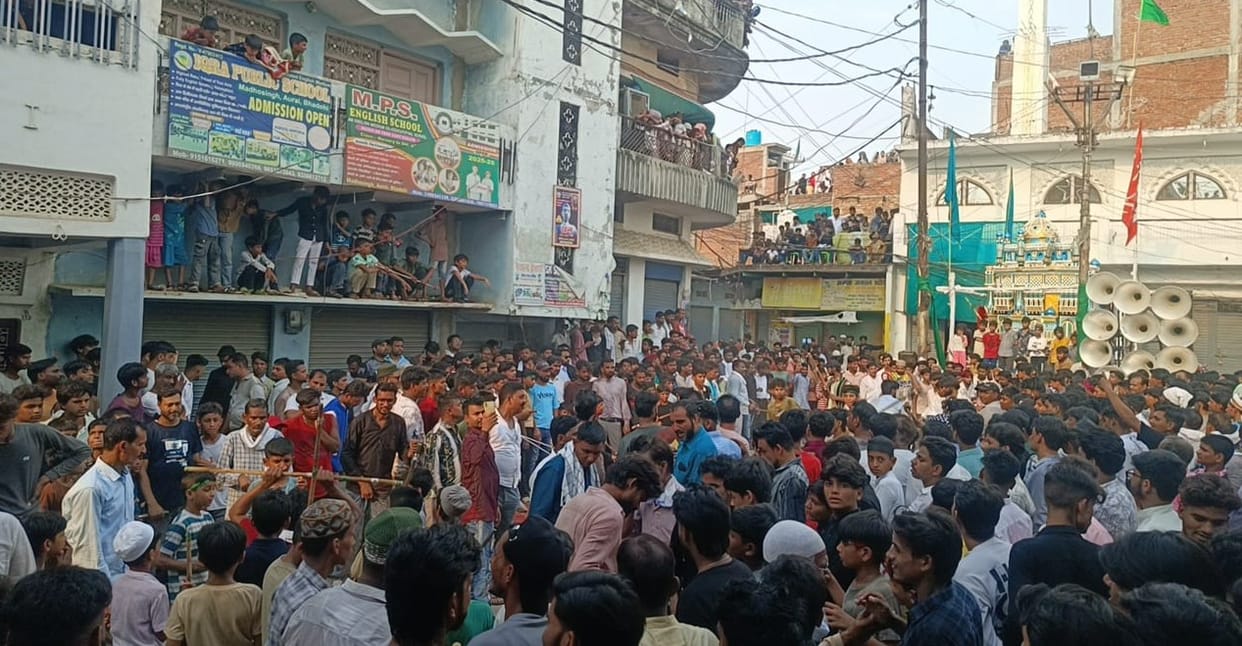 Teeja procession,