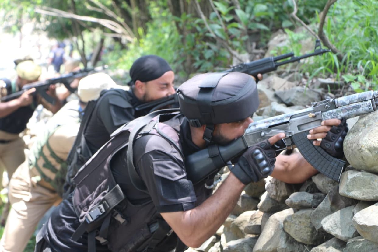Srinagar, Pehalgam, Langabal, Sniper Attack, mock Drill