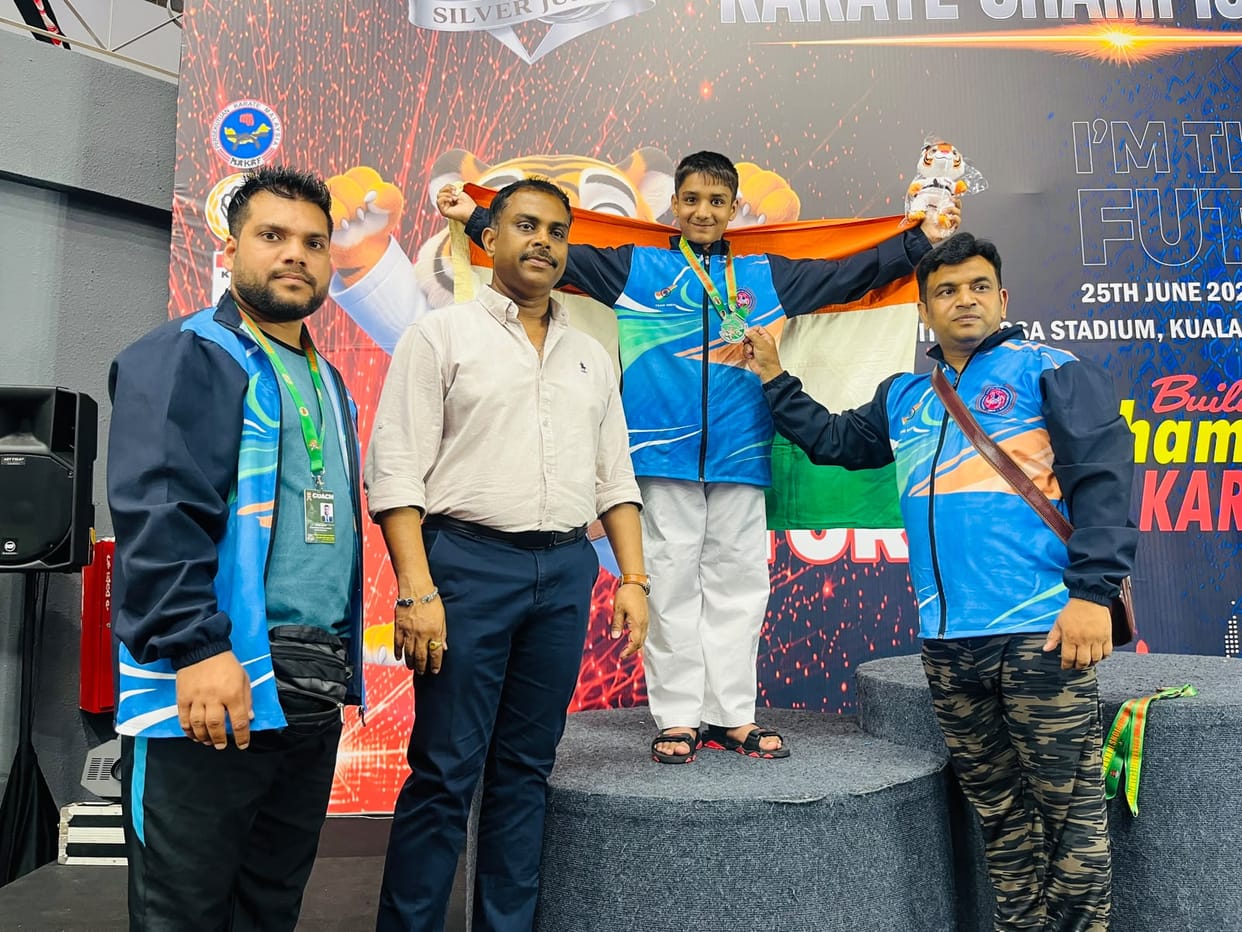 Meerut athletes shine at karate competition in Malaysia.
