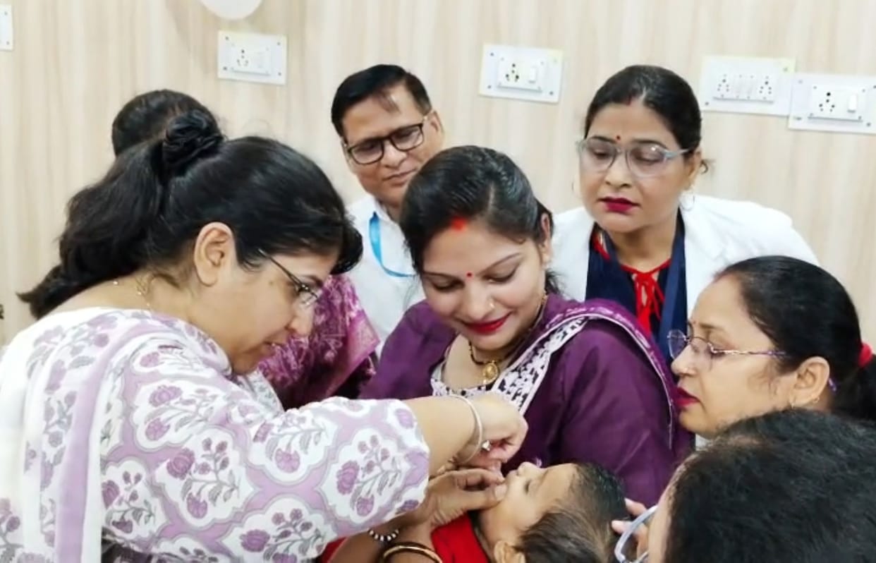 1.35 lakh children received the polio vaccine dose