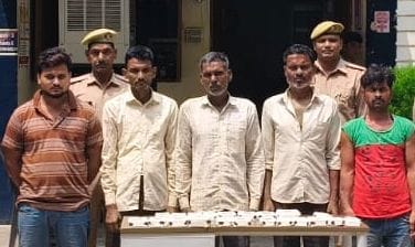 Theft and burglary case exposed, five accused arrested