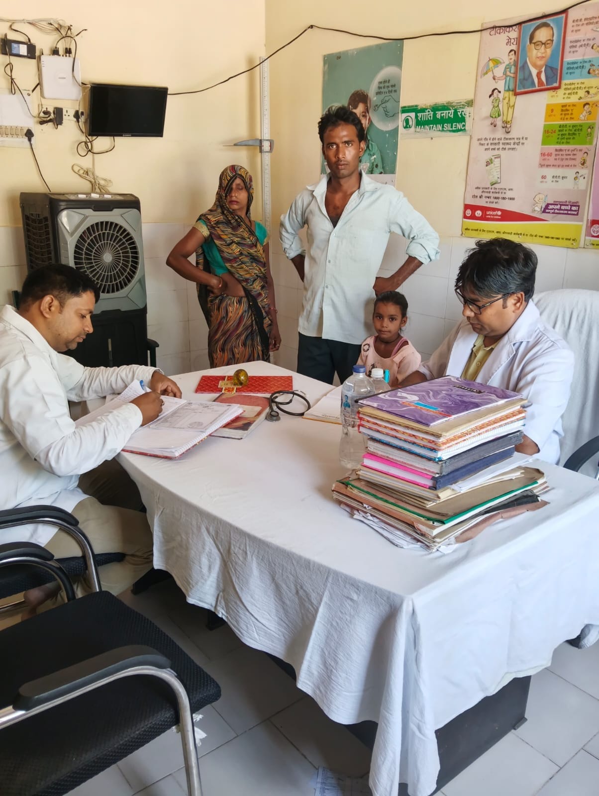 There was a large number of diarrhea patients at the Jan Arogya Mela.