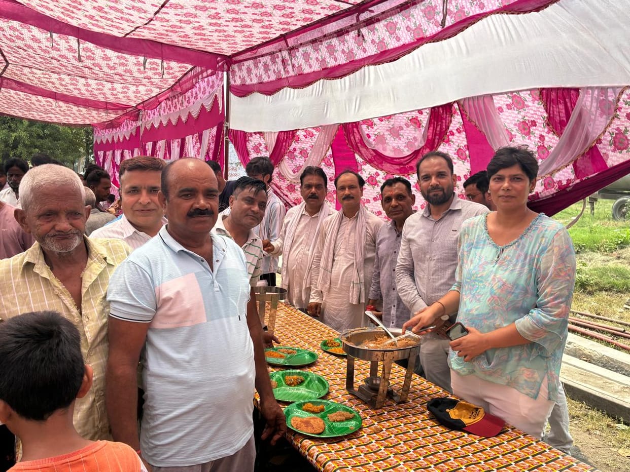 Sundarkand recitation, Hanuman Chalisa, and Bhandara organized at Panchmukhi Temple.