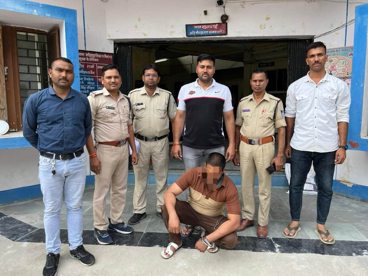 4-Month Manhunt Ends: Mahidpur Police Arrest Notorious Criminal Nizamuddin With 10L Illicit Liquor