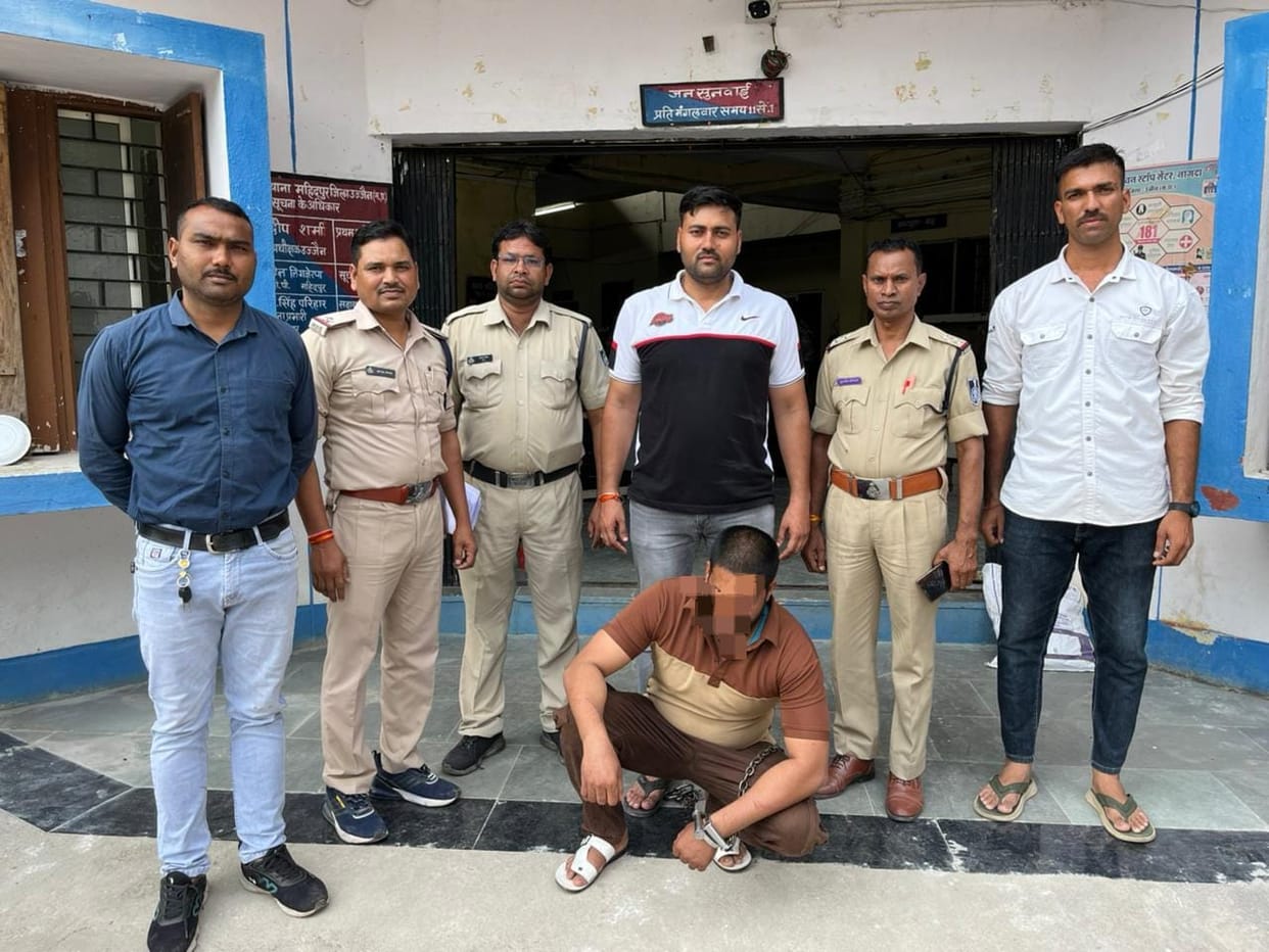 4-Month Manhunt Ends: Mahidpur Police Arrest Notorious Criminal Nizamuddin With 10L Illicit Liquor