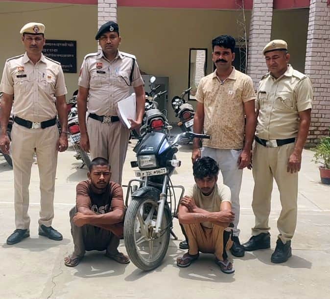 Three members, including a minor, arrested in bike theft case