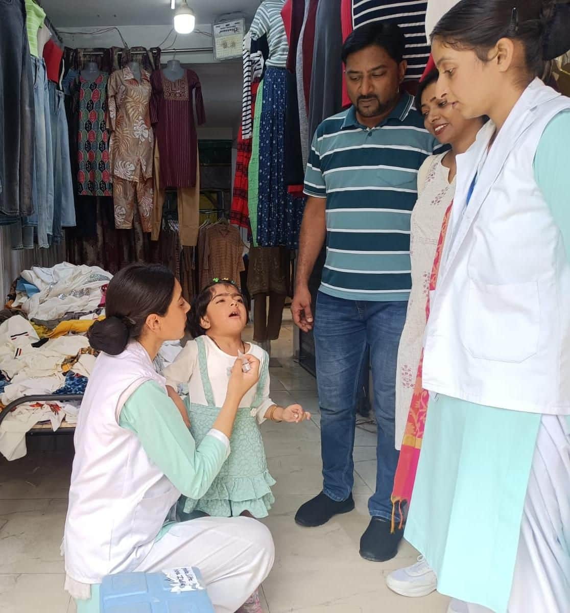 Polio drops administered to 87,299 children in Solan; campaign surpassed the target.