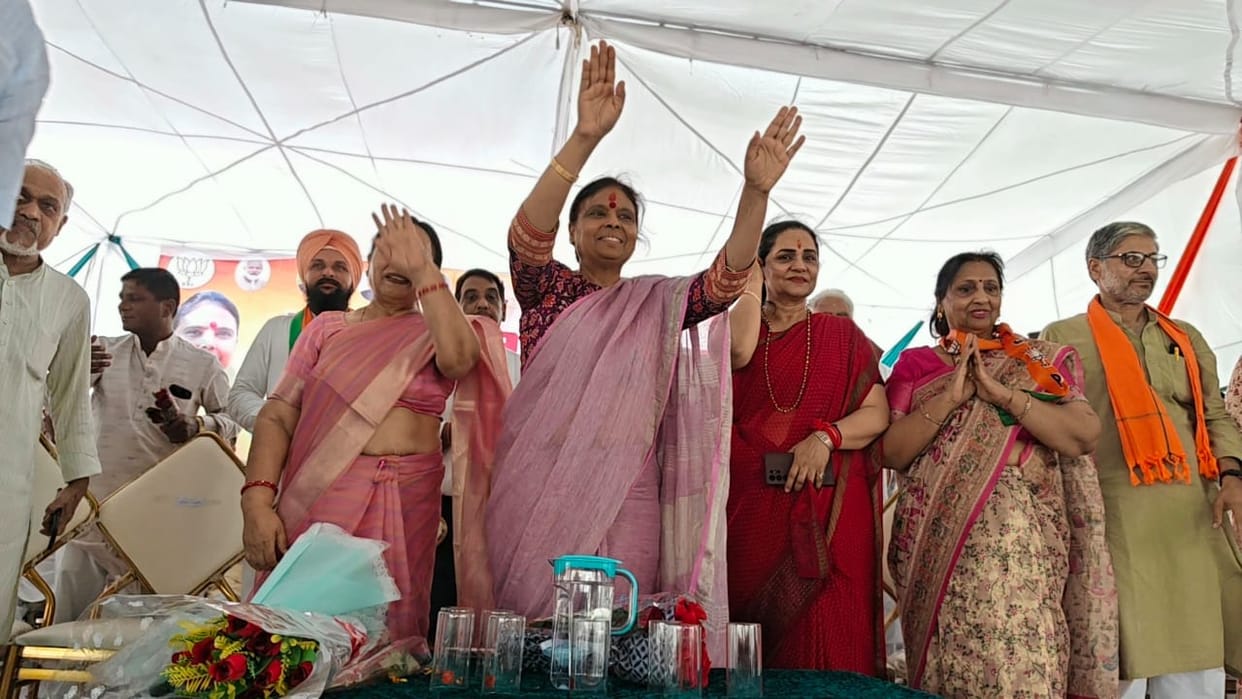 bjp state adhyaksh welcomed