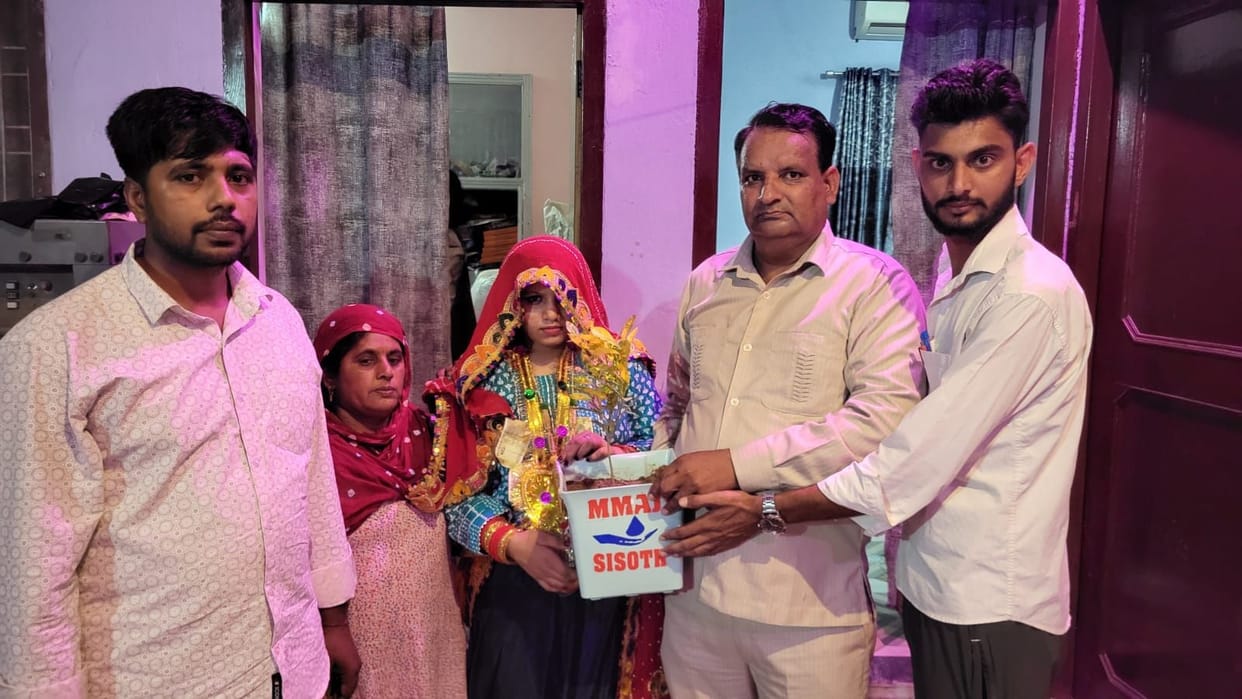 Performed the 'Kuan Pujan' (well worship) ceremony upon the birth of the daughter.
