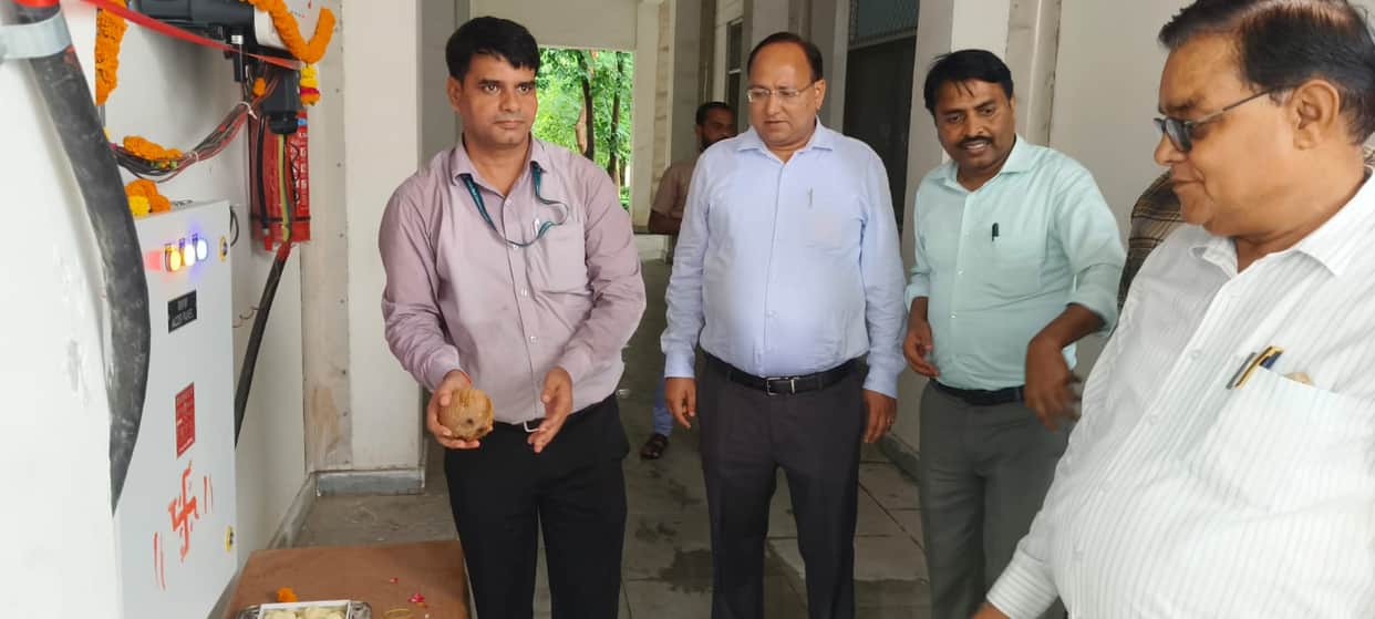 Solar plant installed at the Collectorate