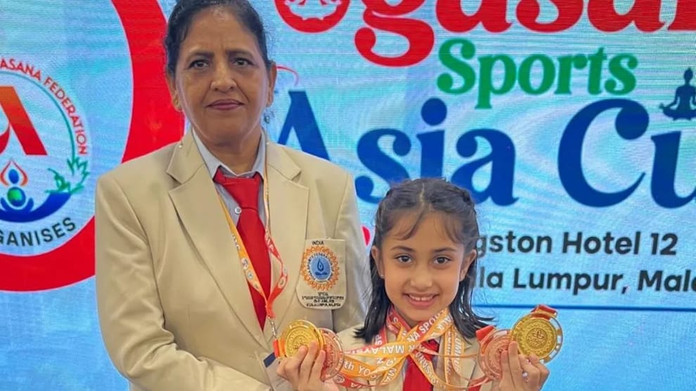 Divina wins two gold, two bronze medals in yoga championship