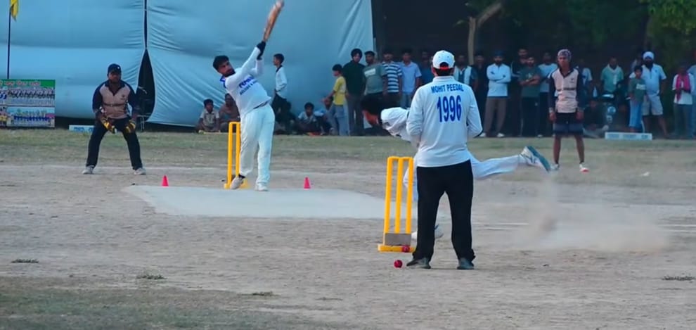 Manas's team won the Gaucharand Cricket Tournament with a prize money of Rs 1 lakh.