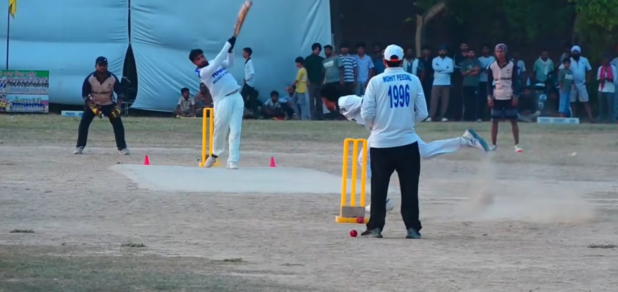 Manas's team won the Gaucharand Cricket Tournament with a prize money of Rs 1 lakh.