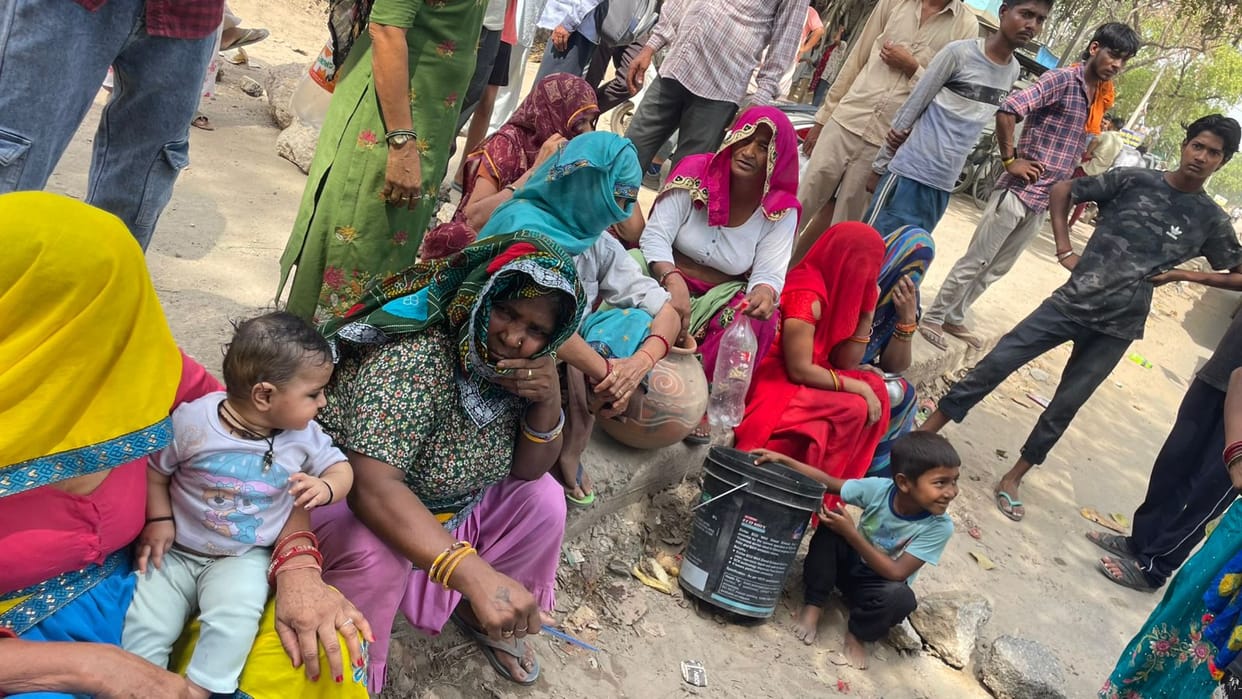 Villagers' anger erupts over unscheduled power cuts; Rewari-Kotkasim road blocked for three hours.